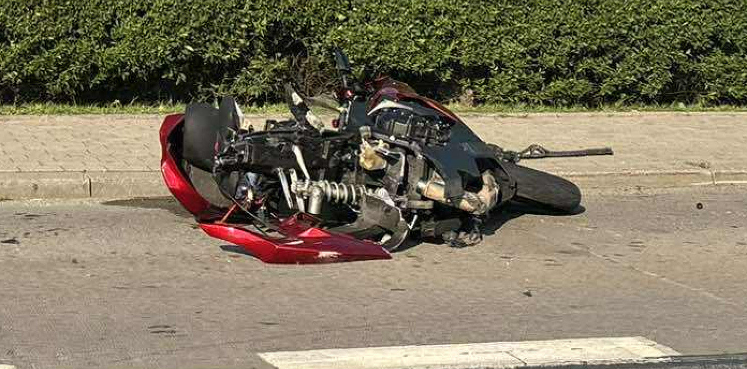 Region - Zderzenie motocykla z ciężarówką na drodze do Bydgoszczy