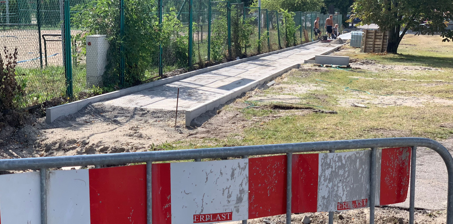 Inowrocław - Tu powstaje skwer Adamowicza