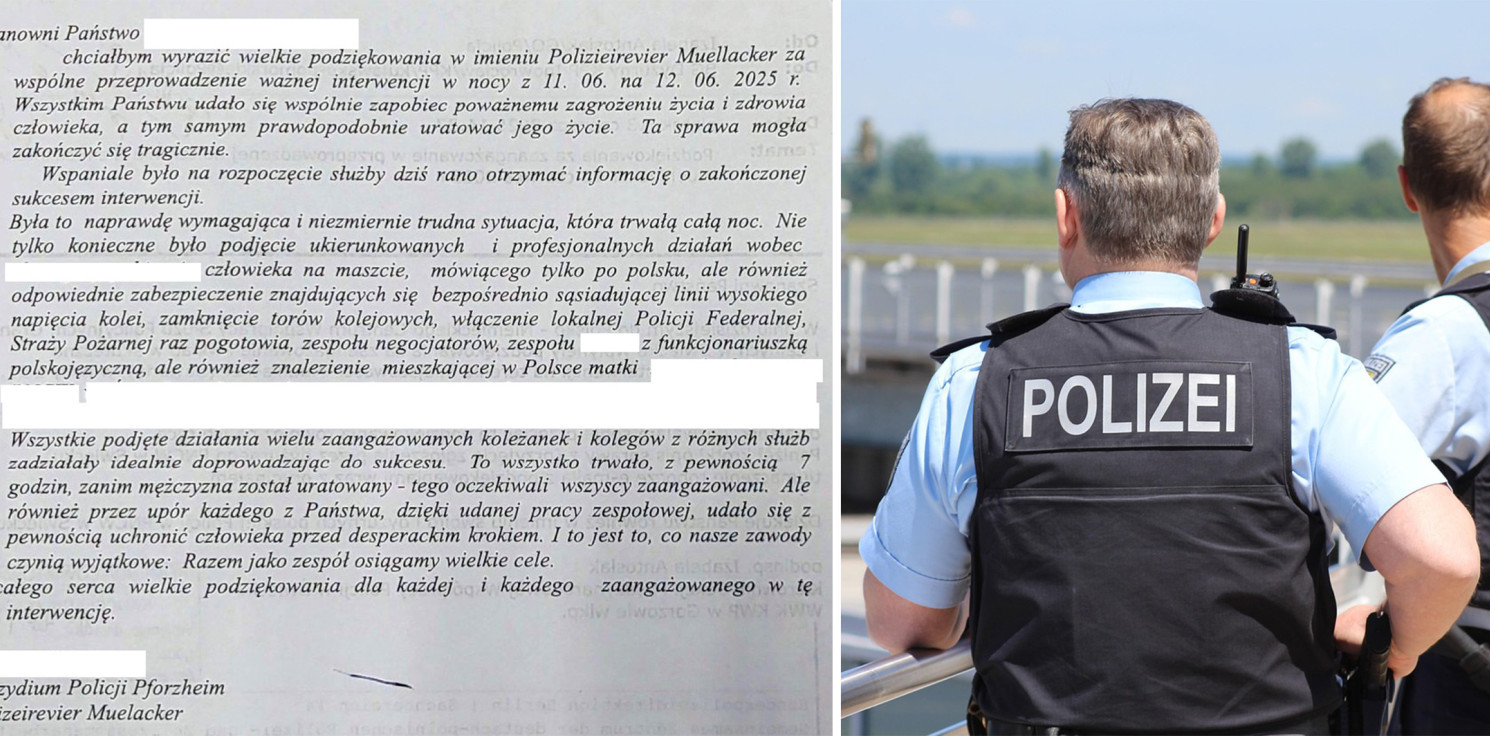 Inowrocław - W Niemczech wszedł na maszt i groził skokiem. To mieszkaniec naszego powiatu