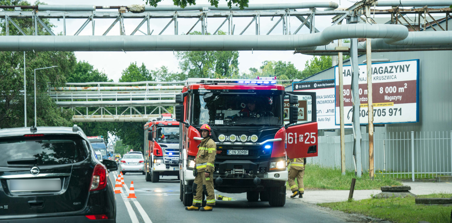 Inowrocław - Utrudnienia na Poznańskiej. Wyciek z rurociągu