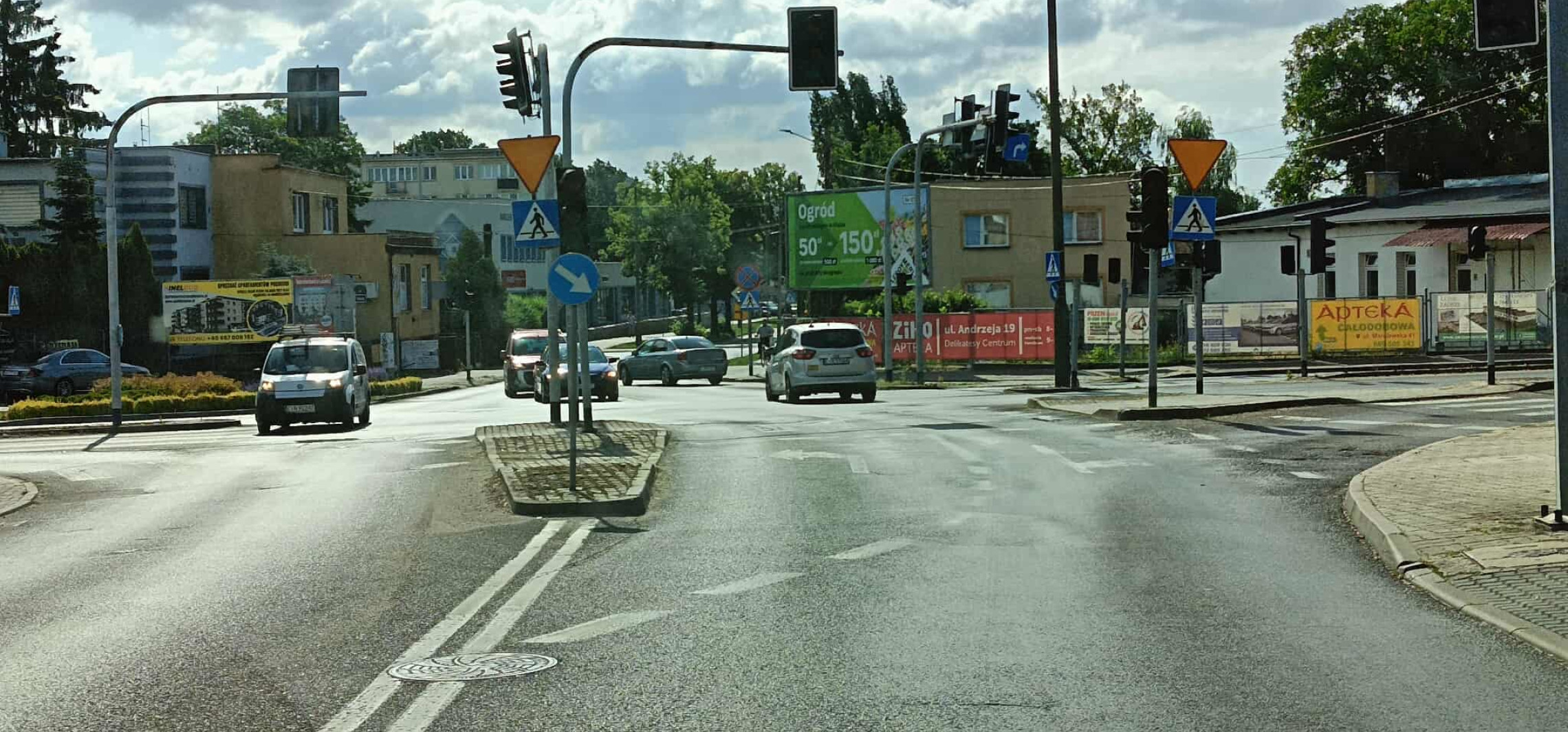 Na newralgicznym skrzyżowaniu nie działa sygnalizacja