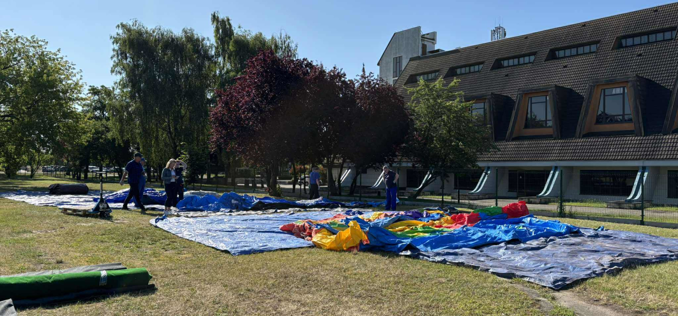 Rozkładają wodny plac zabaw. Wiemy, kiedy startuje