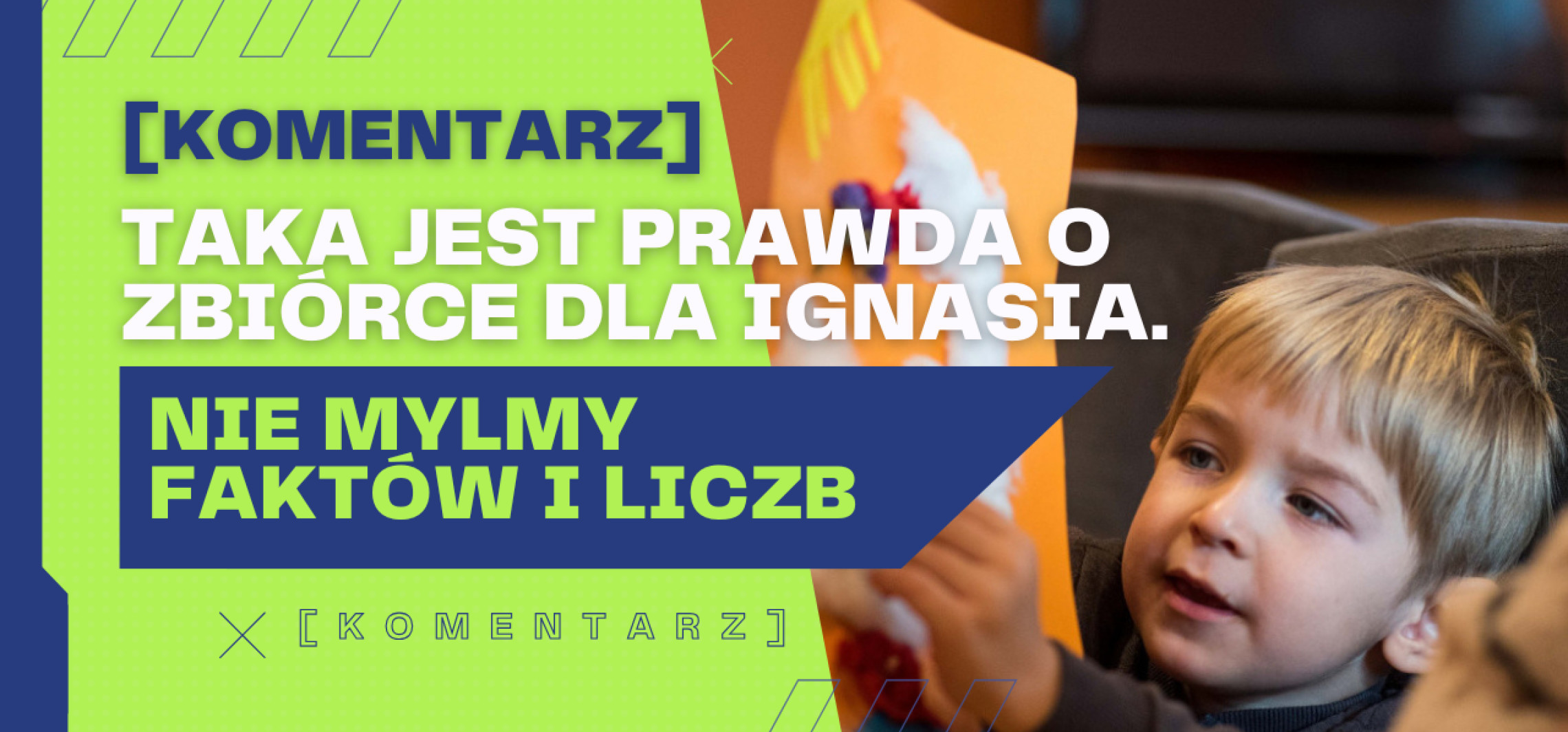 Taka jest prawda o zbiórce dla Ignasia. Nie mylmy faktów i liczb