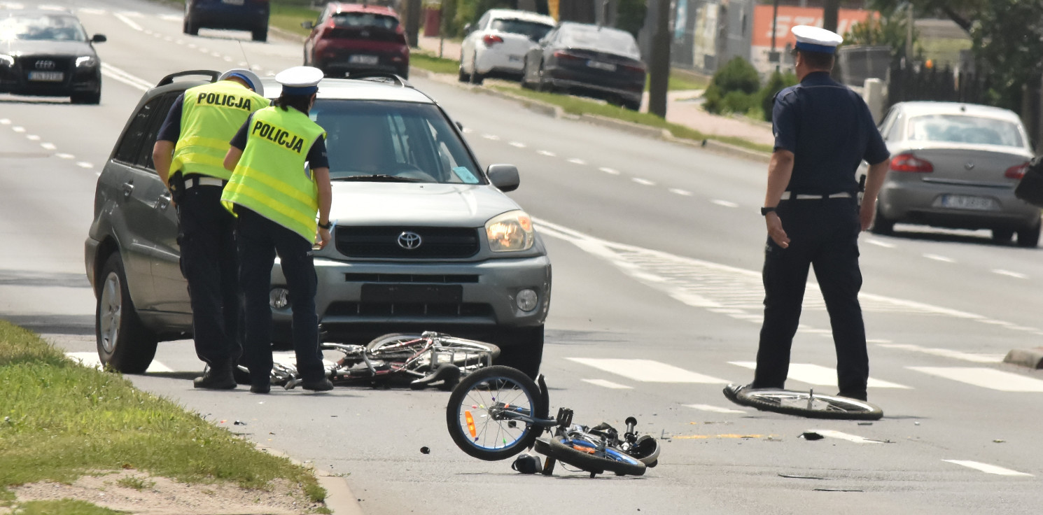Inowrocław - 7-latek potrącony na przejściu dla pieszych