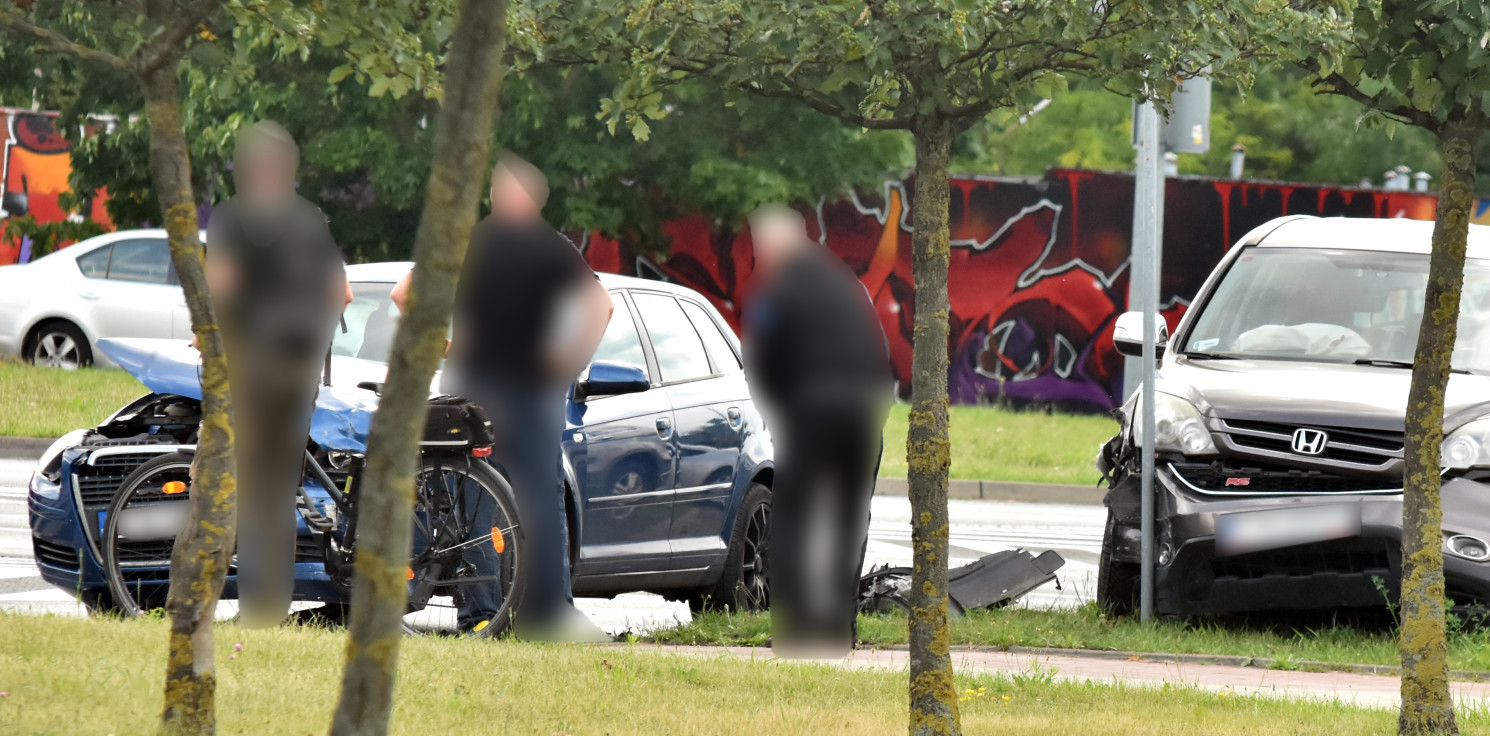 Inowrocław - Kolejna niedzielna kolizja na osiedlu Rąbin