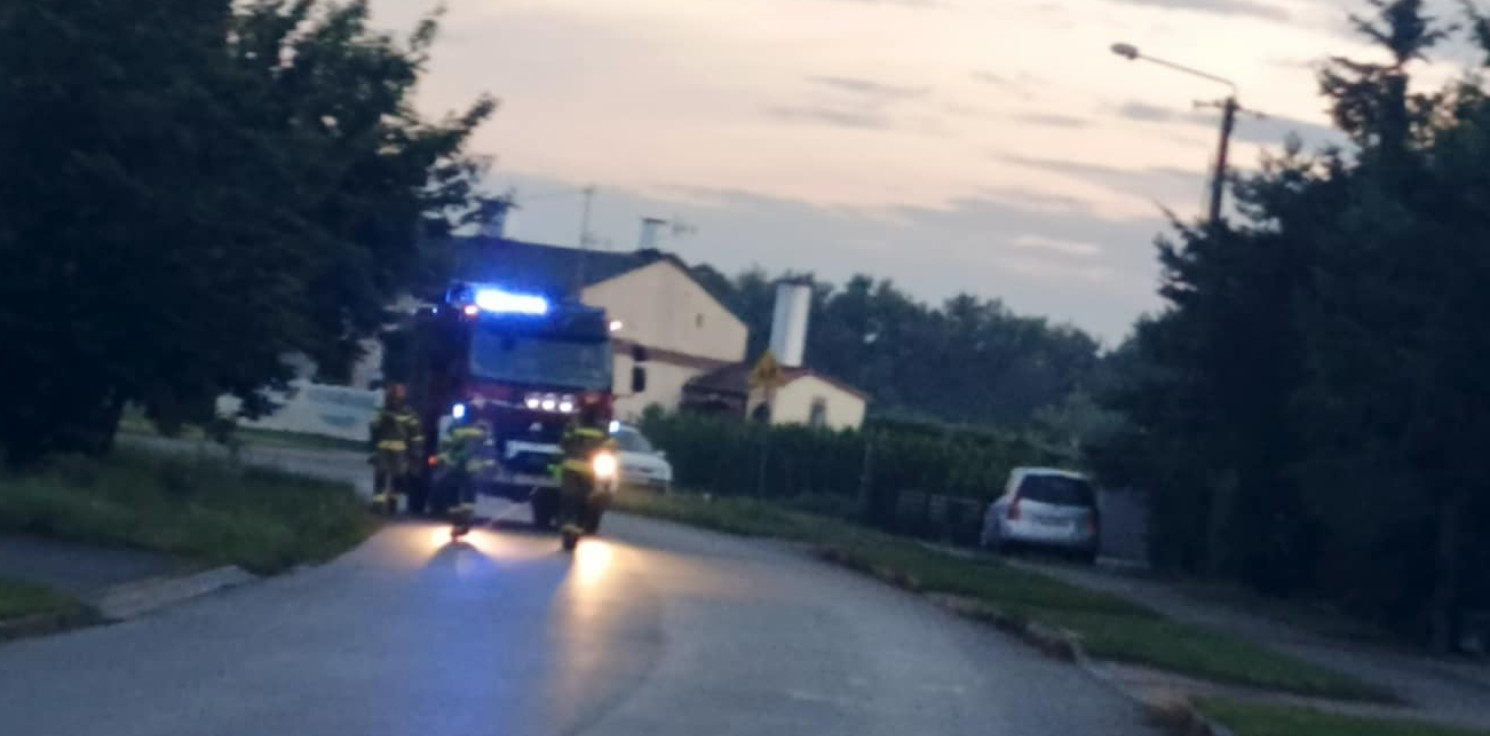 Gmina Inowrocław - Strażacka akcja między Łojewem a Sikorowem