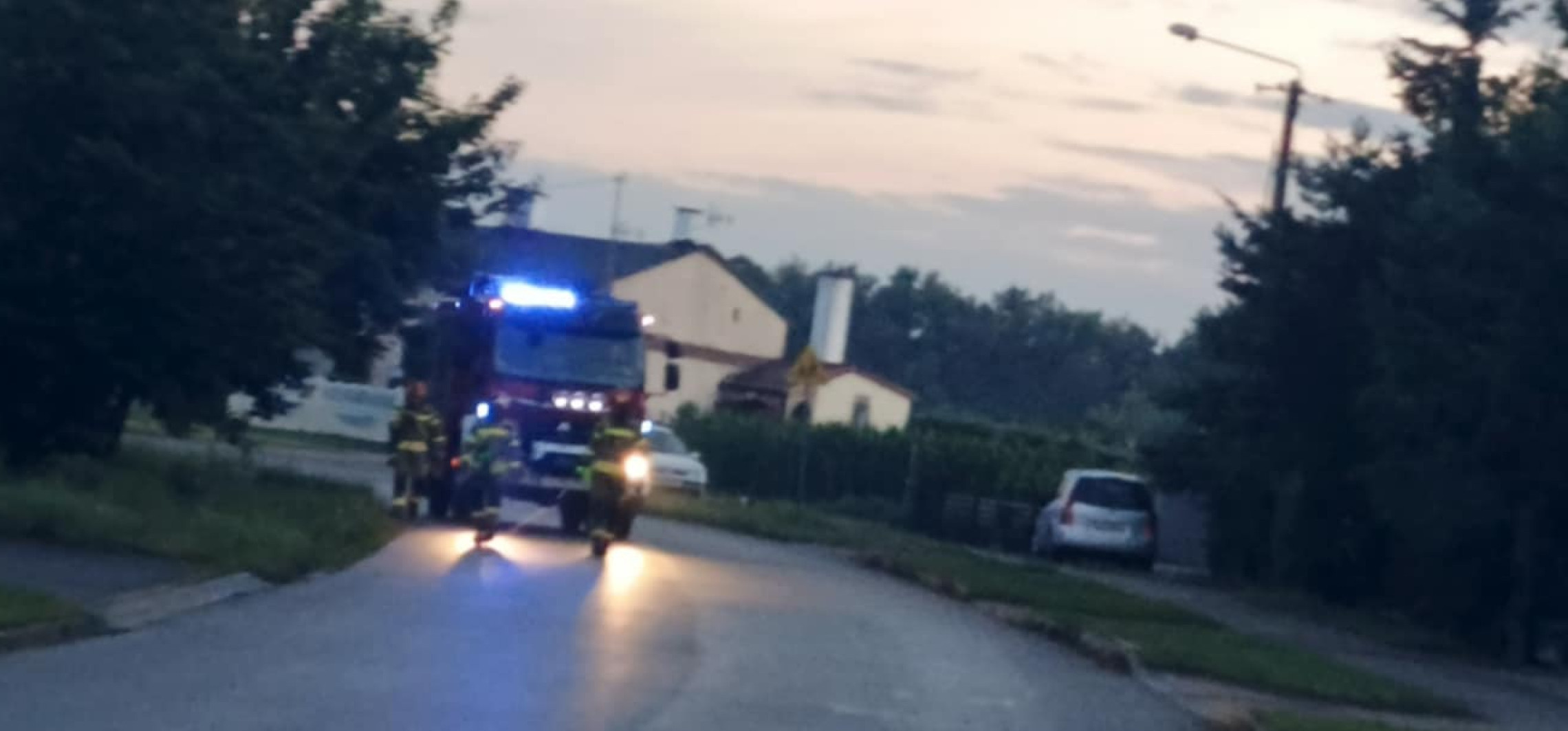 Gmina Inowrocław - Strażacka akcja między Łojewem a Sikorowem