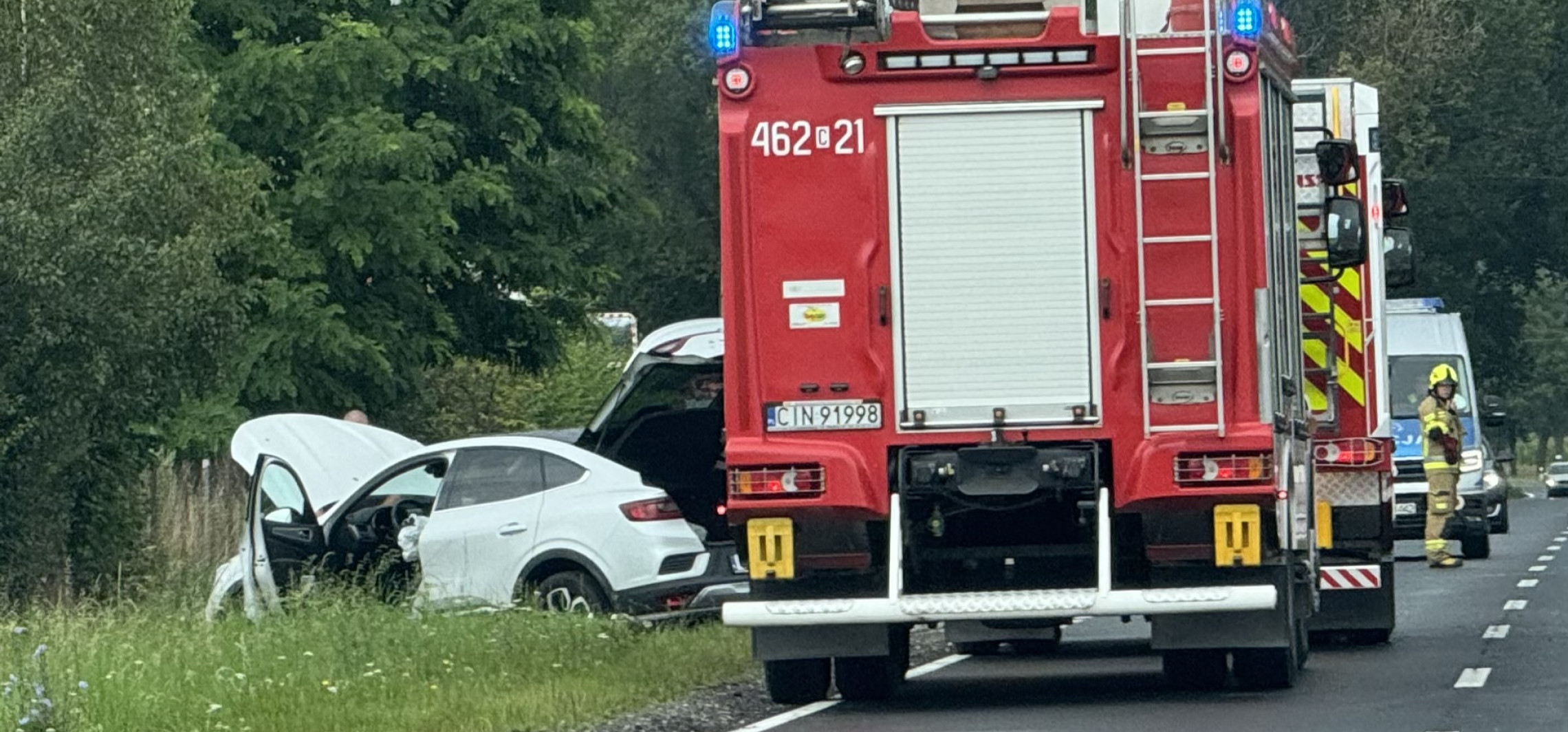 Wypadek za Gniewkowem, duże utrudnienia w ruchu