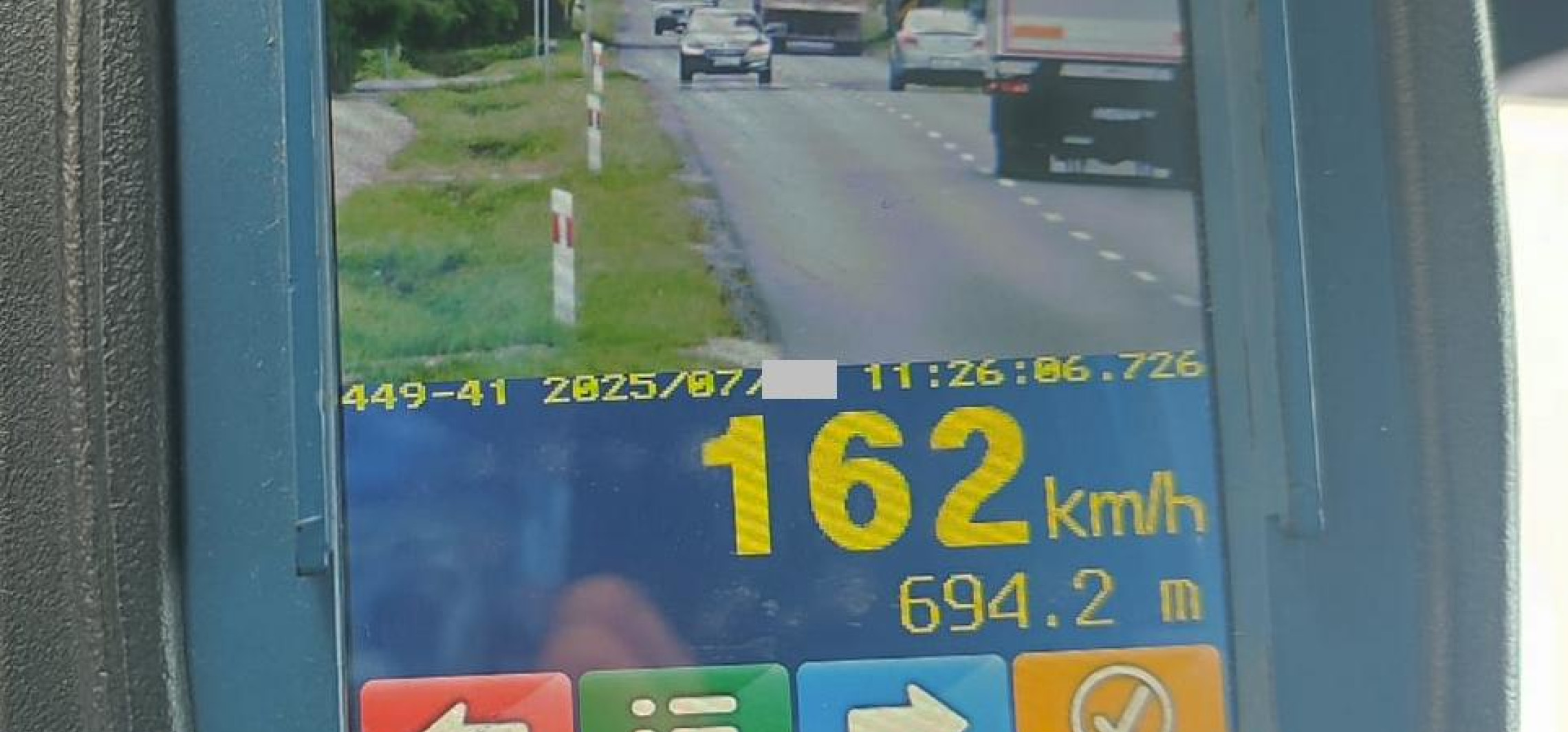 Rozpędził skodę do 162 km/h. Policja już czekała