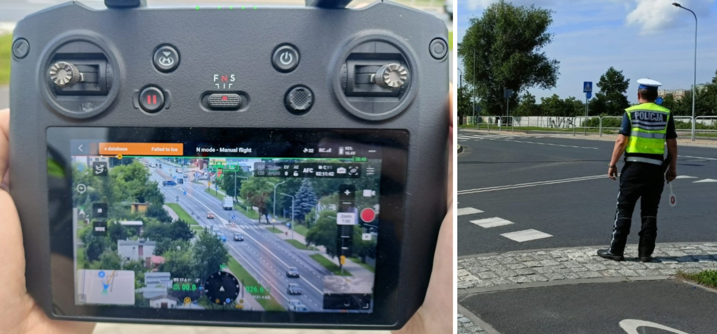 Inowrocław - Drony nad Inowrocławiem. Policja obserwuje kierowców z powietrza