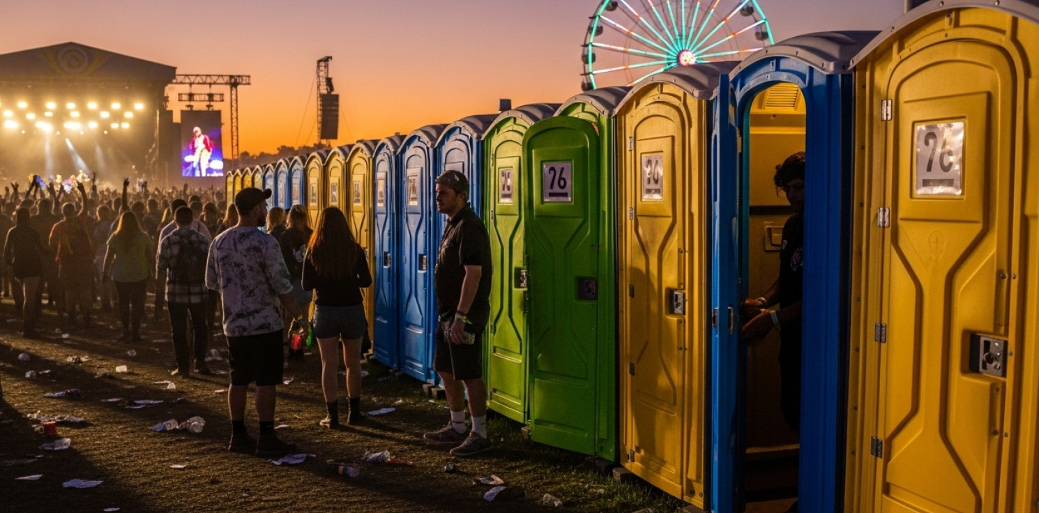 Region - Dlaczego wynajem mobilnej toalety to must-have na festiwalu muzycznym?