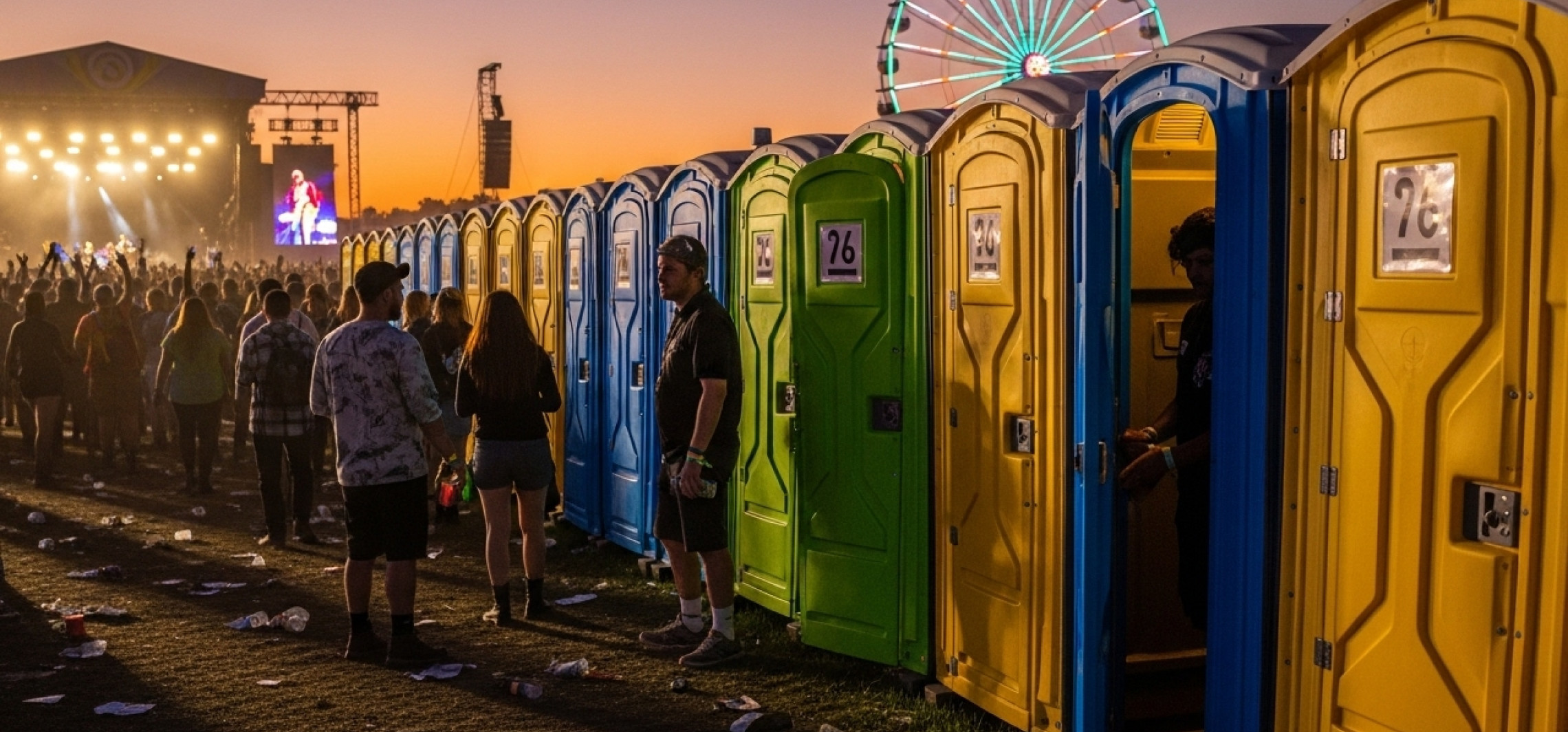 Dlaczego wynajem mobilnej toalety to must-have na festiwalu muzycznym?