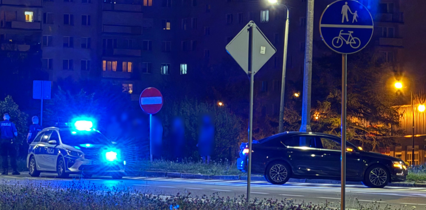 Inowrocław - Nocne potrącenie na osiedlu Rąbin