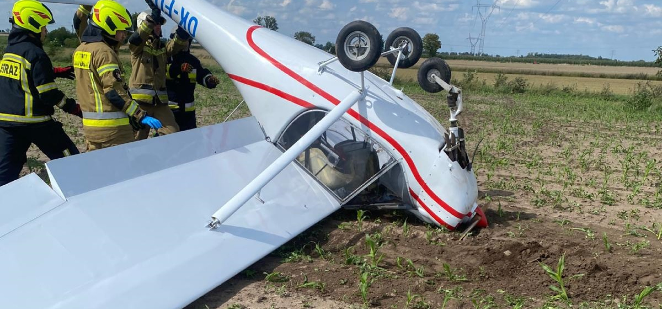 79-latek za sterami awionetki. Podano prawdopodobną przyczynę zdarzenia