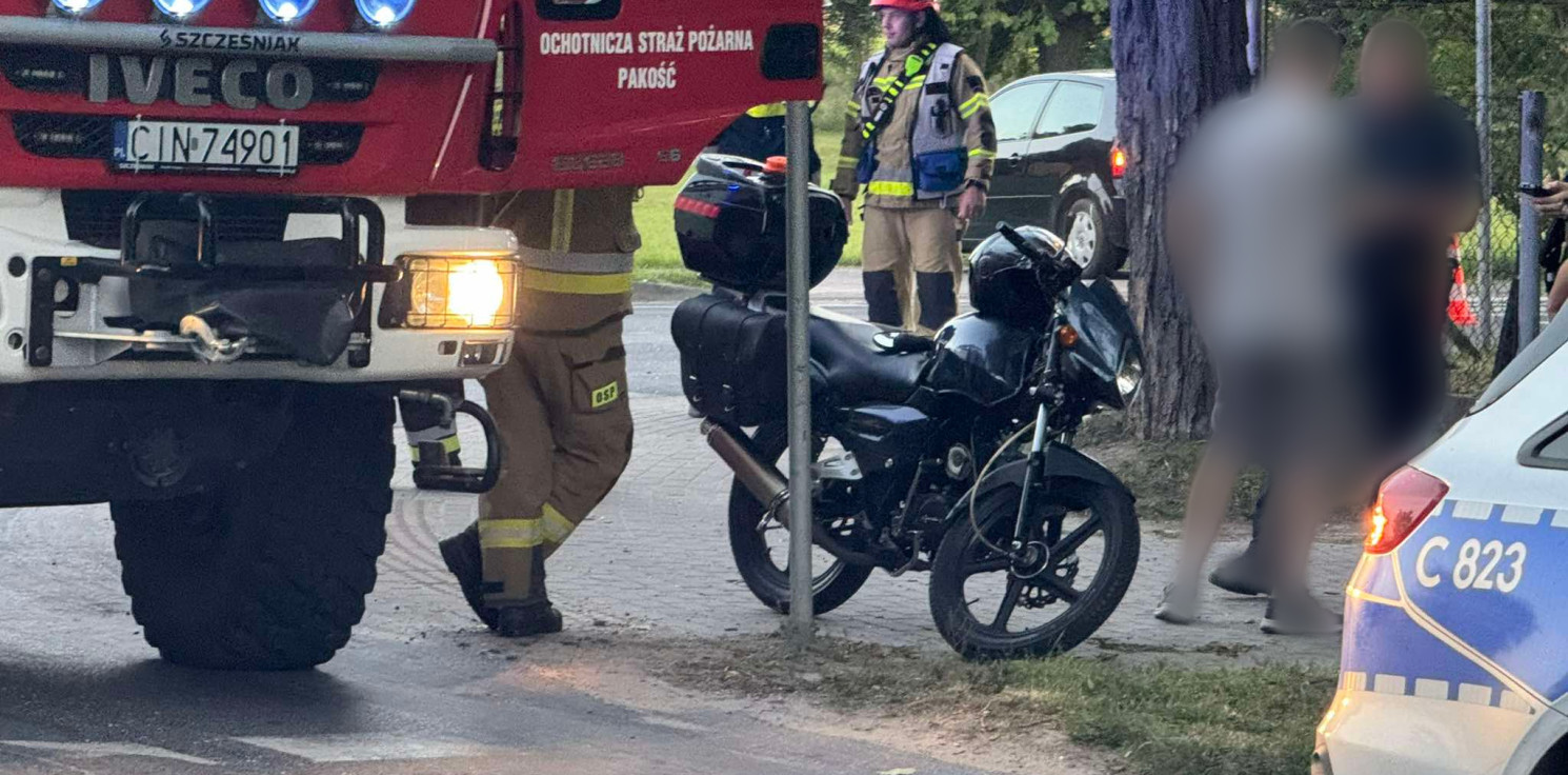 Pakość.online - Seria wypadków z motocyklami. Tym razem w Pakości