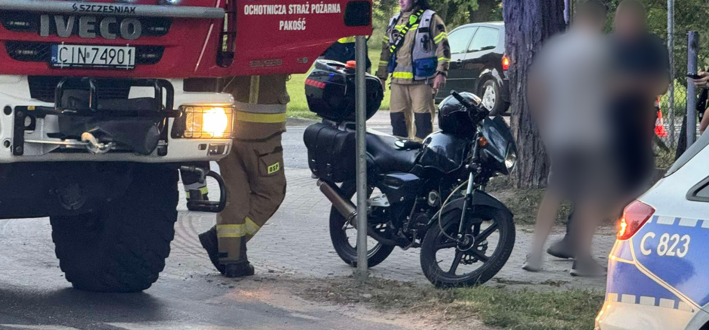 Pakość.online - Seria wypadków z motocyklami. Tym razem w Pakości