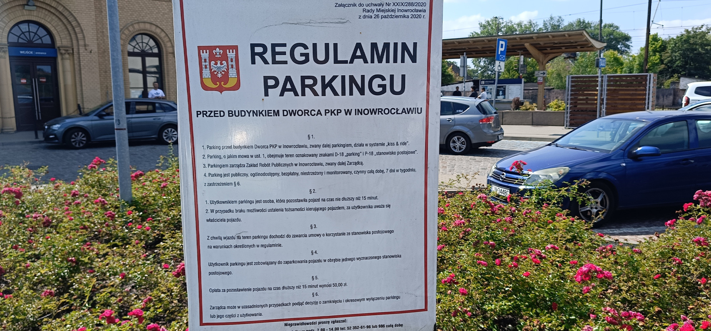 Parkingowy test na dworcu, nowy proboszcz i naczelnik