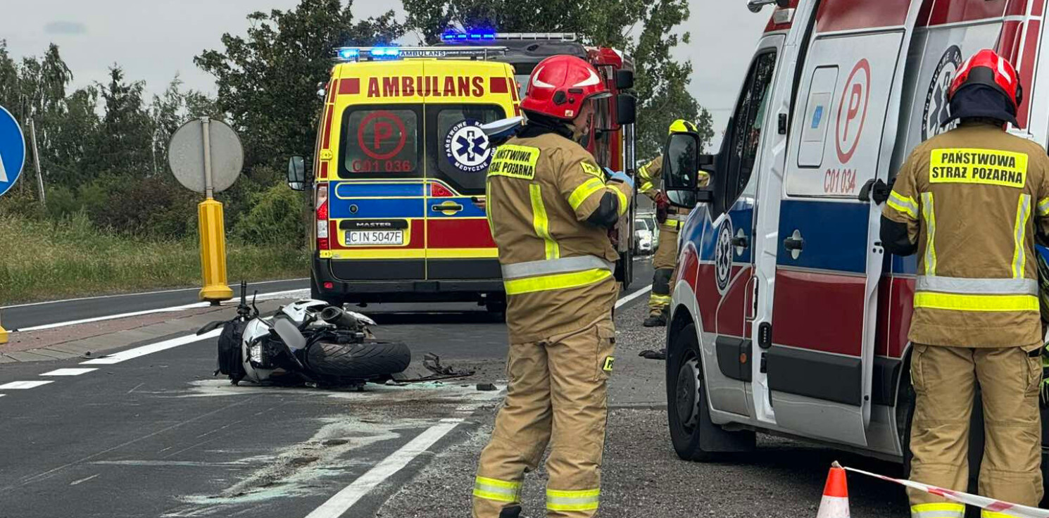Gniewkowo.online - Wypadek w Szadłowicach. Są ranni i utrudnienia