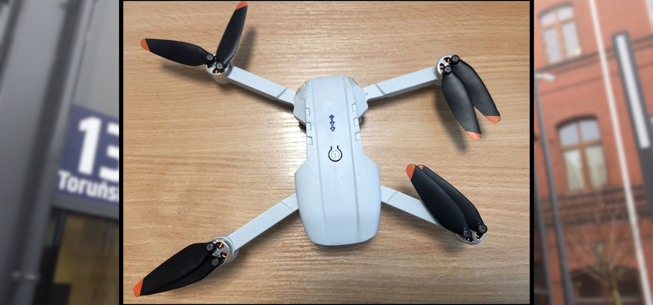 Dron na cmentarzu. Policja szuka właściciela