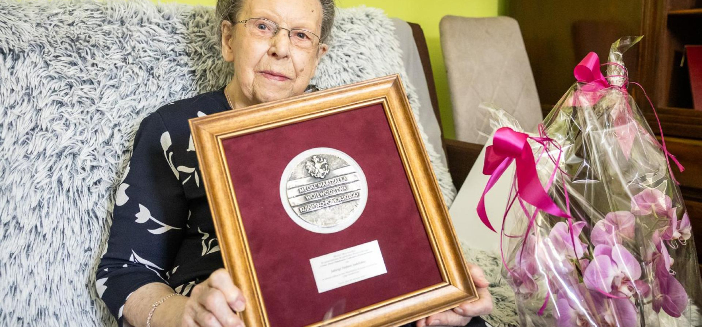 Medal dla stulatki z Kruszwicy