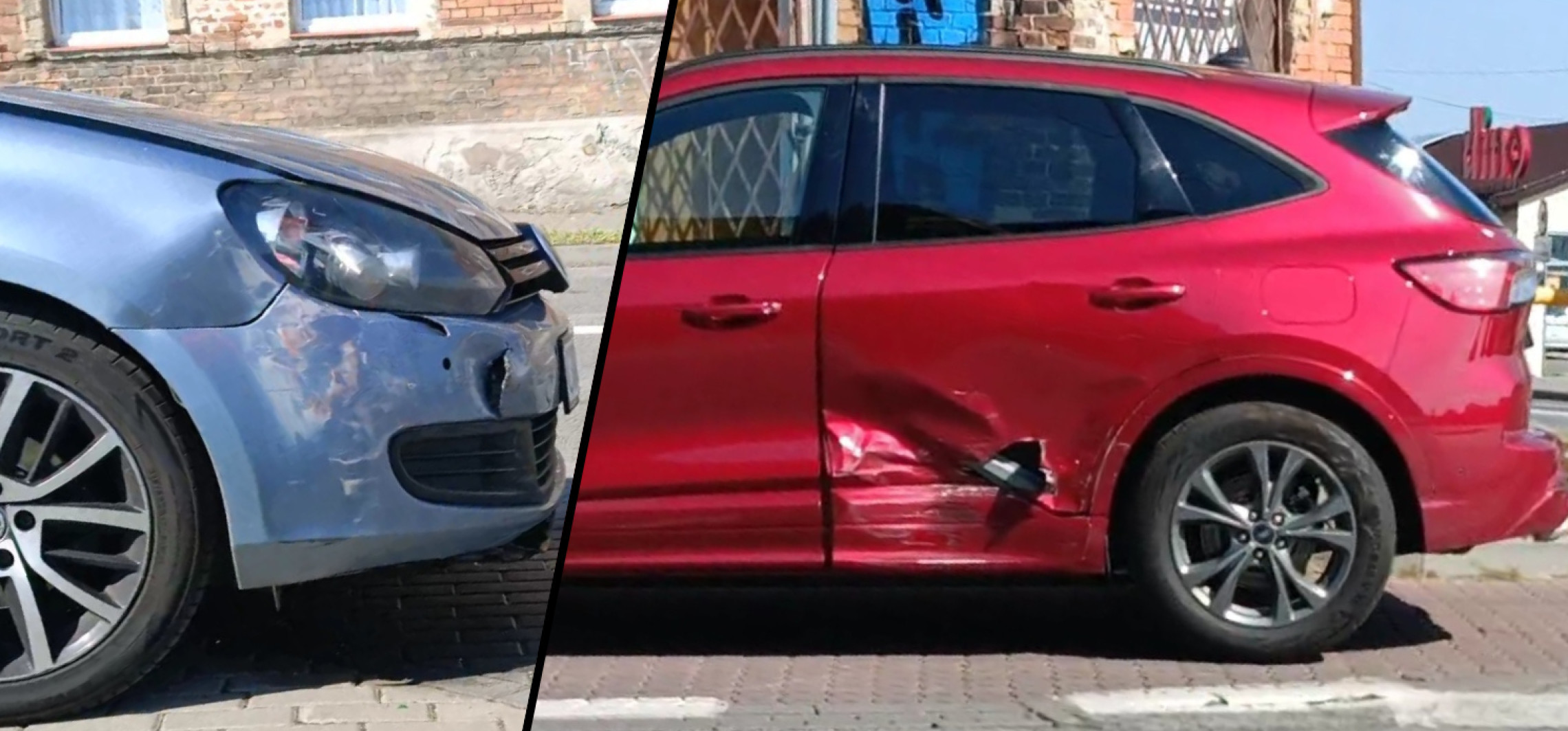 Zderzenie dwóch aut na ul. św. Ducha