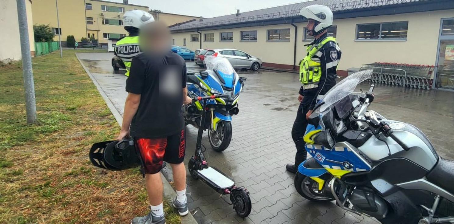 Kraj - 15-latek na hulajnodze złamał przepis. Stanie przed sądem
