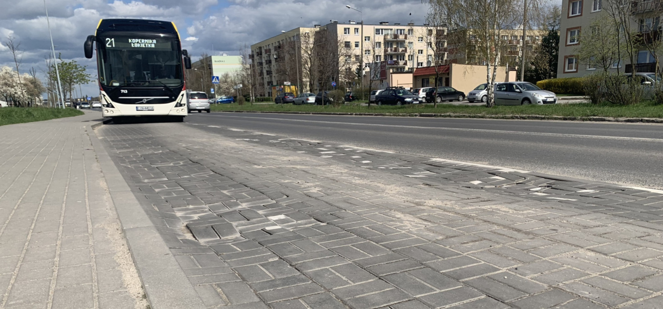 Remont zatoki. Autobusy staną obok