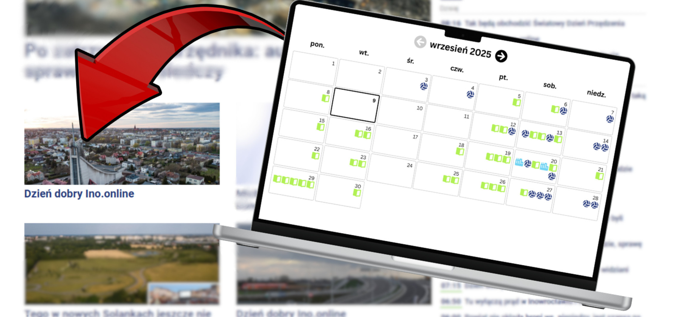 Nowość w naszym portalu: Kalendarz wydarzeń