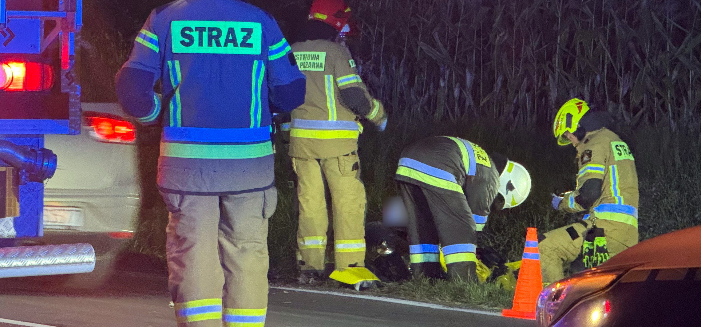 Ruch wahadłowy po wypadku w Cieślinie