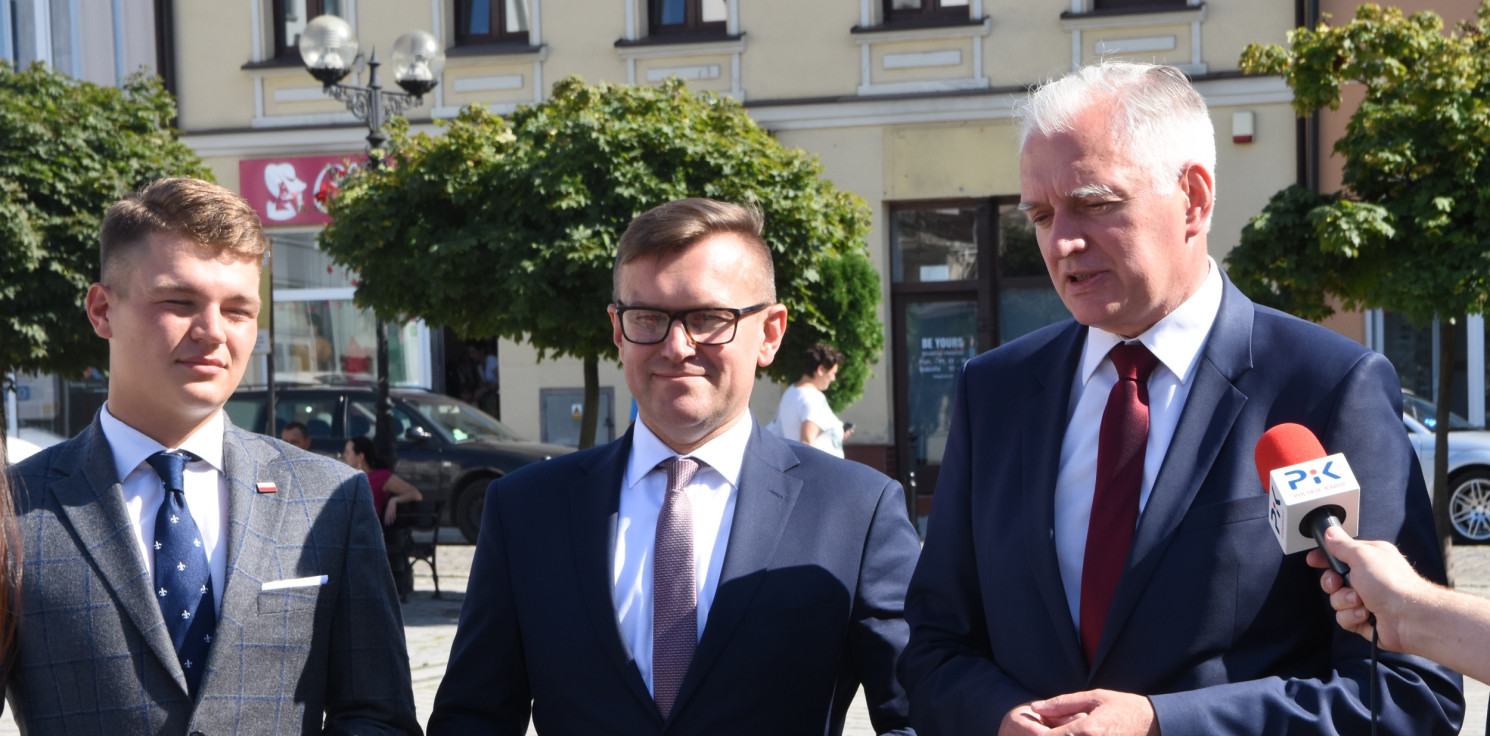 Inowrocław - Gowin apeluje o poparcie dla Marcina Wrońskiego