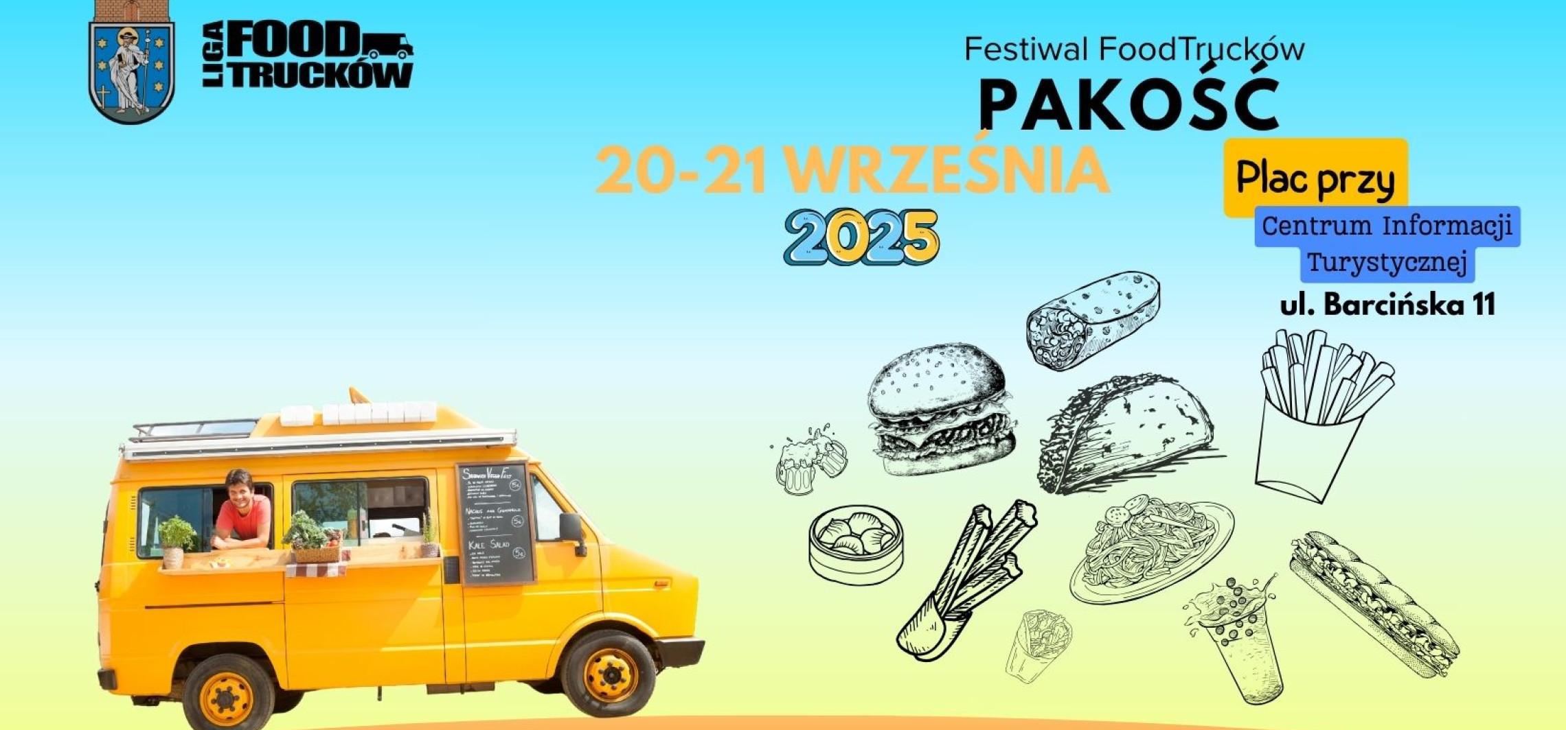 Jedzenie na kółkach przyjedzie do Pakości