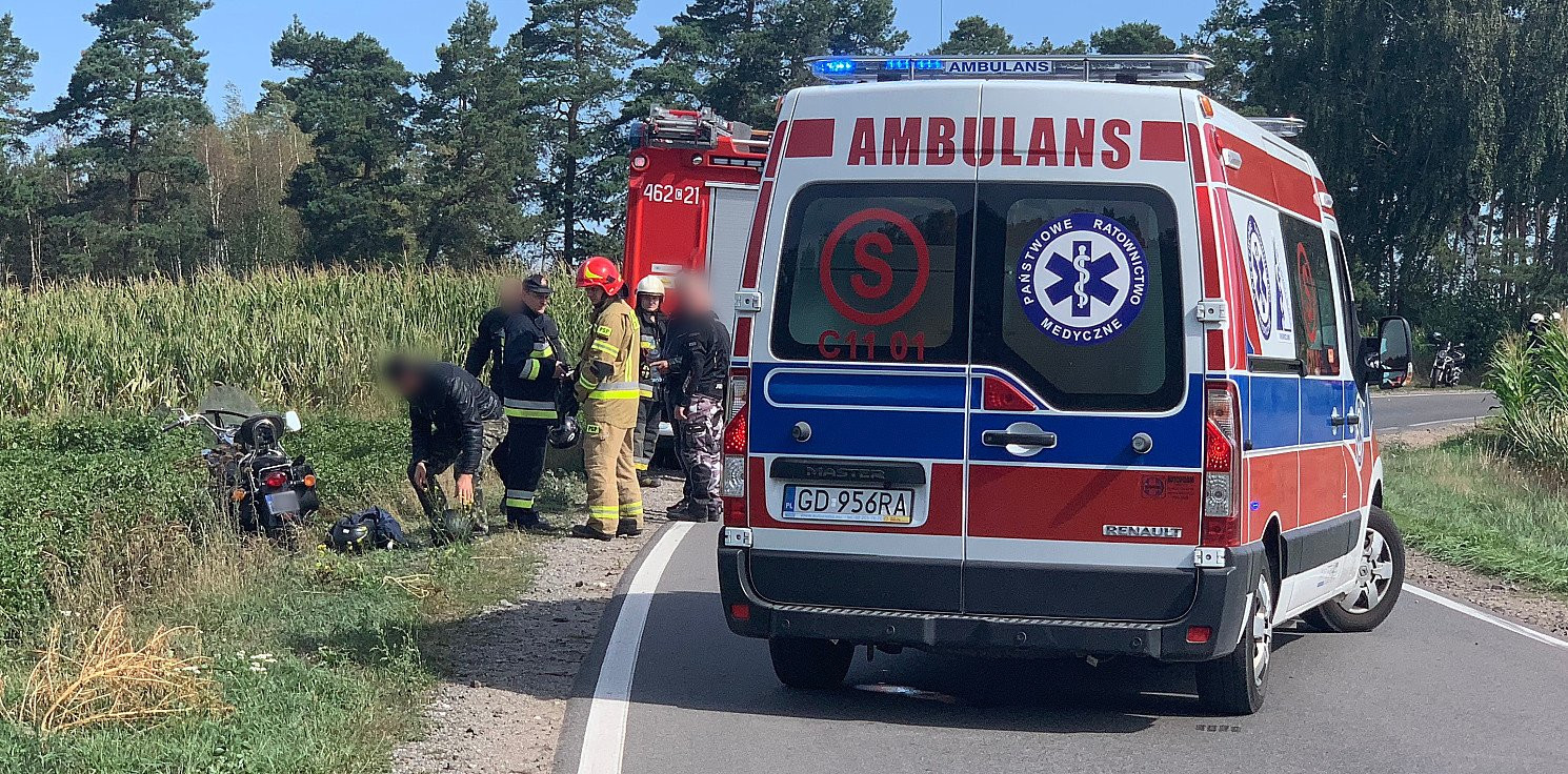 Region - Kolizja z udziałem motocykla koło Tuczna