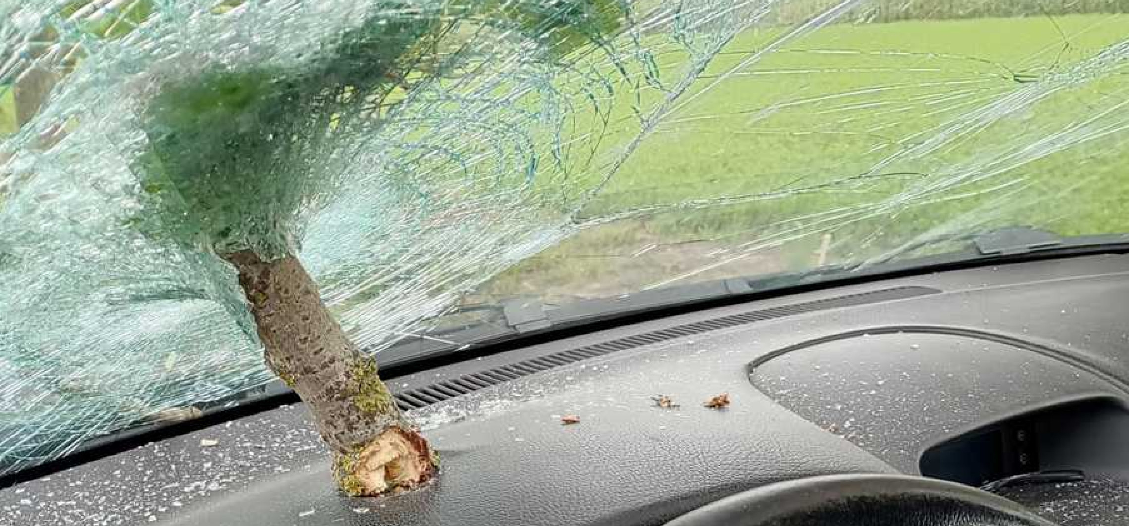 Ten kierowca może mówić o ogromnym szczęściu