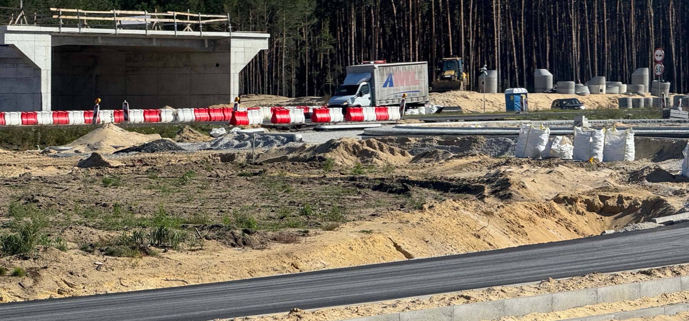 Duże postępy na dwupasmówce do Bydgoszczy