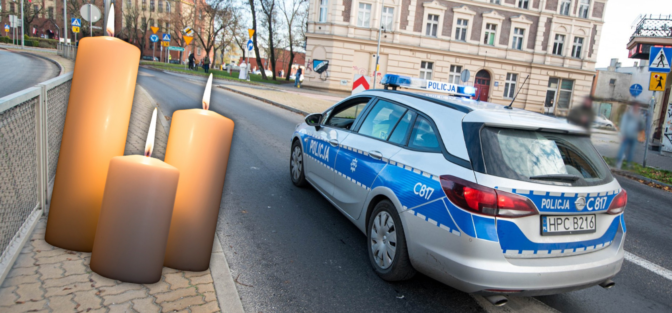 Ukradł znicze z cmentarza i nie tylko. Przed policją schował się w szafie