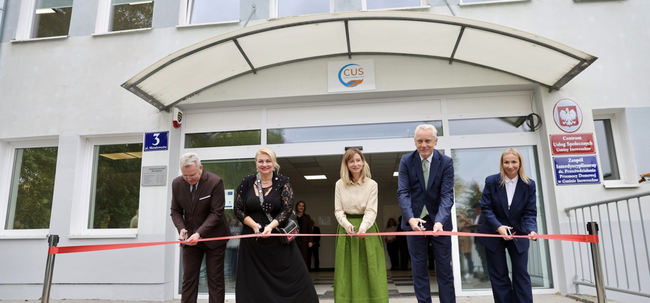 W tym budynku otwarto Centrum Usług Społecznych