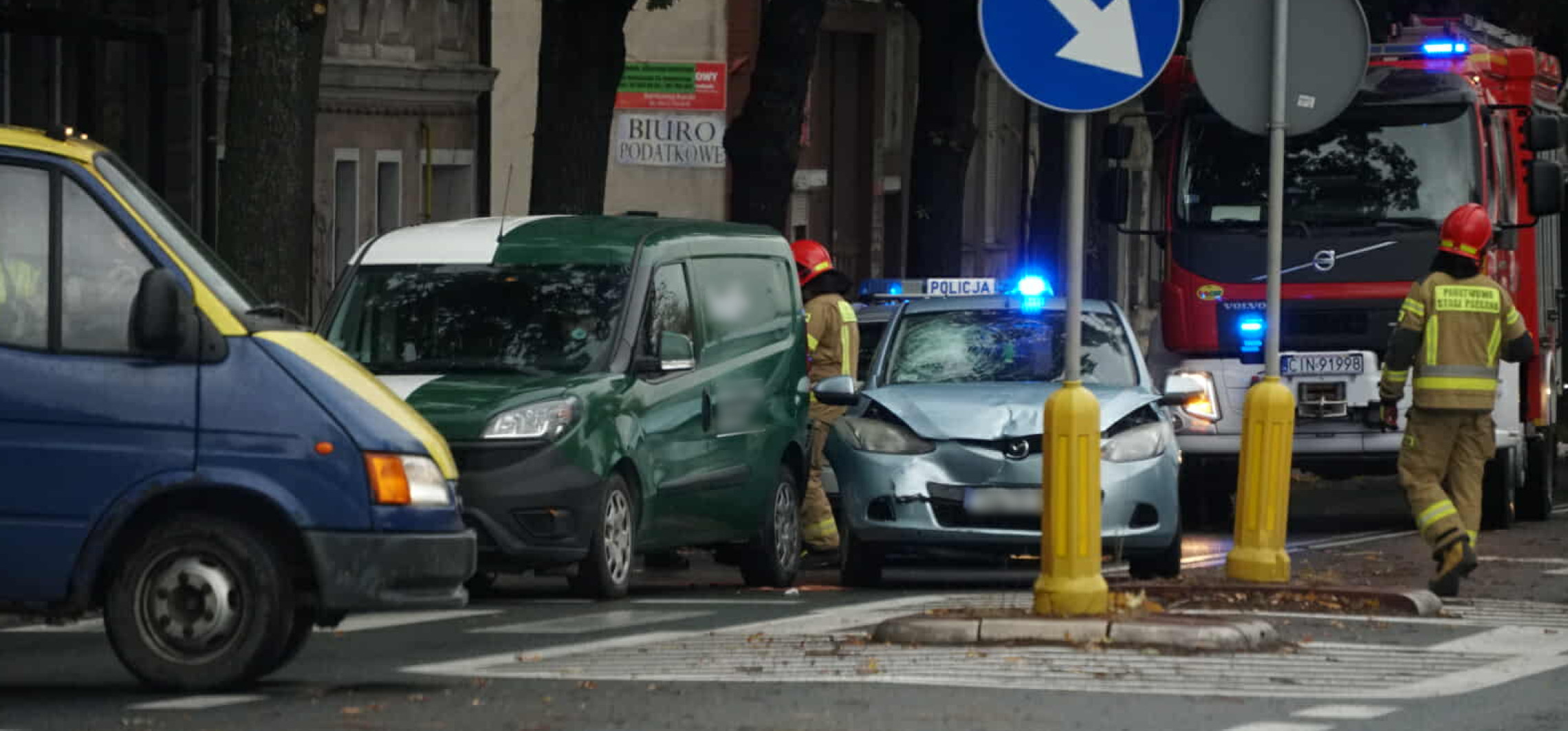 Kraksa na Toruńskiej. Ruch wahadłowy