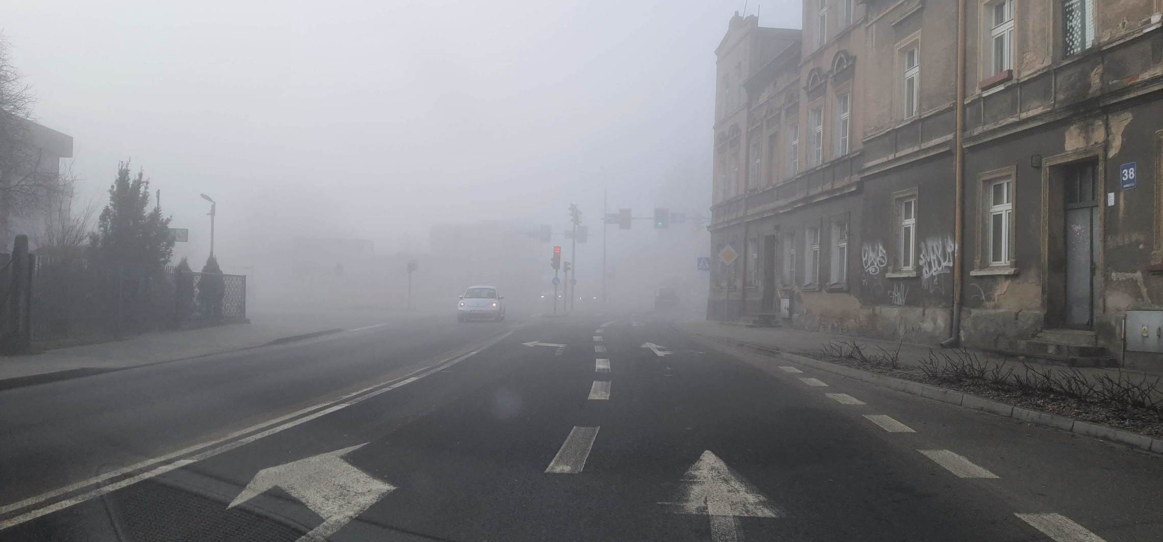 Wydano ostrzeżenie przed gęstą mgłą