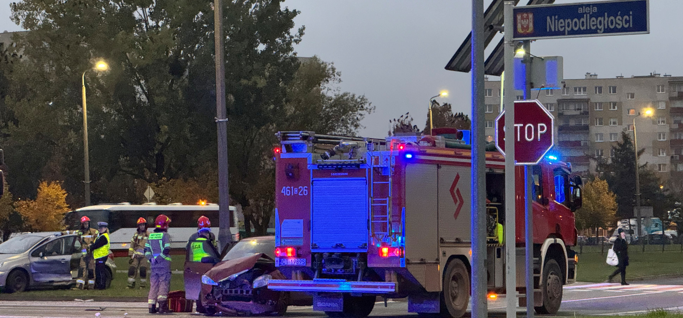 Zderzenie dwóch aut na Rąbinie. Wyznaczono objazd