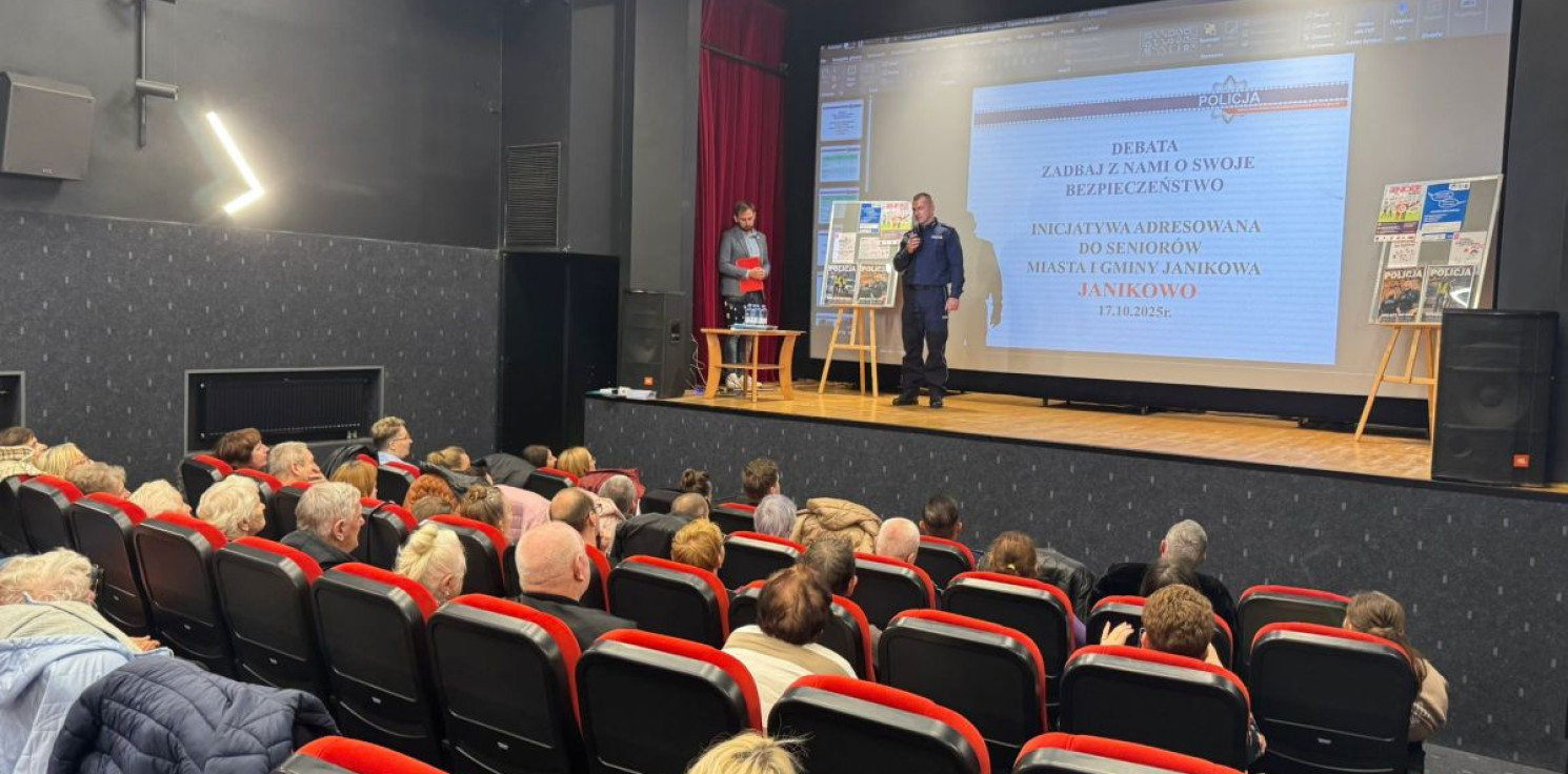 Janikowo.online - W Janikowie trwa policyjna debata o bezpieczeństwie