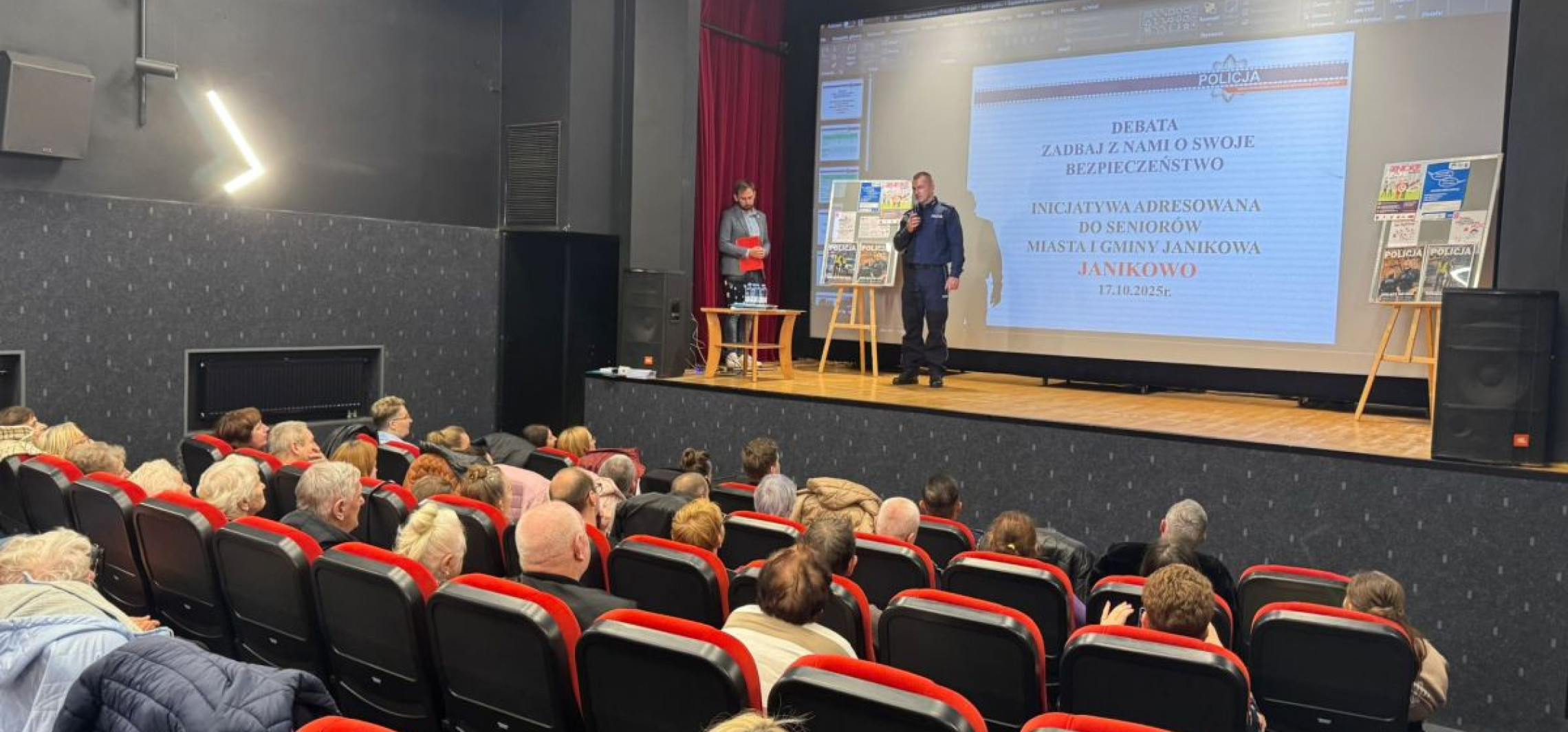 W Janikowie trwa policyjna debata o bezpieczeństwie