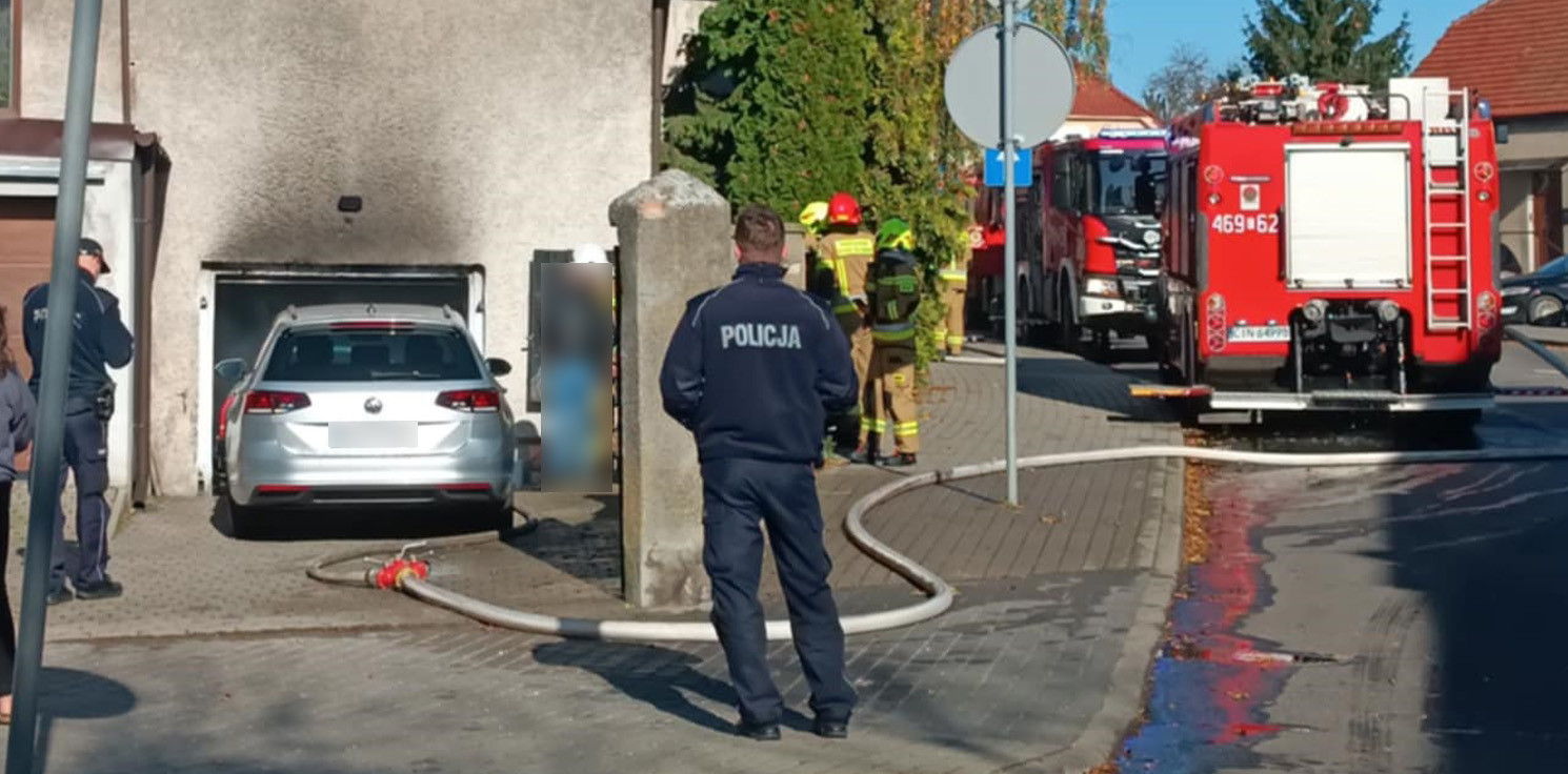 Kruszwica.online - Pożar w centrum Kruszwicy. Paliła się piwnica