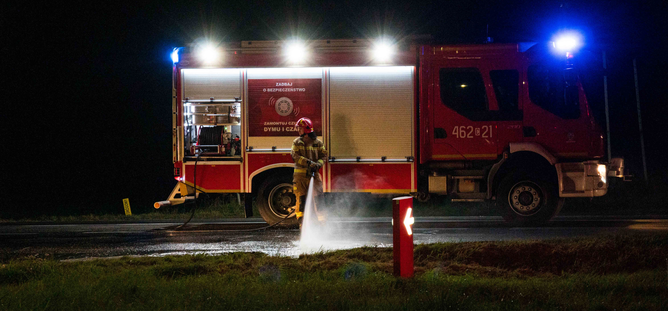Pulpa ziemniaczana na drodze. Utrudnienia