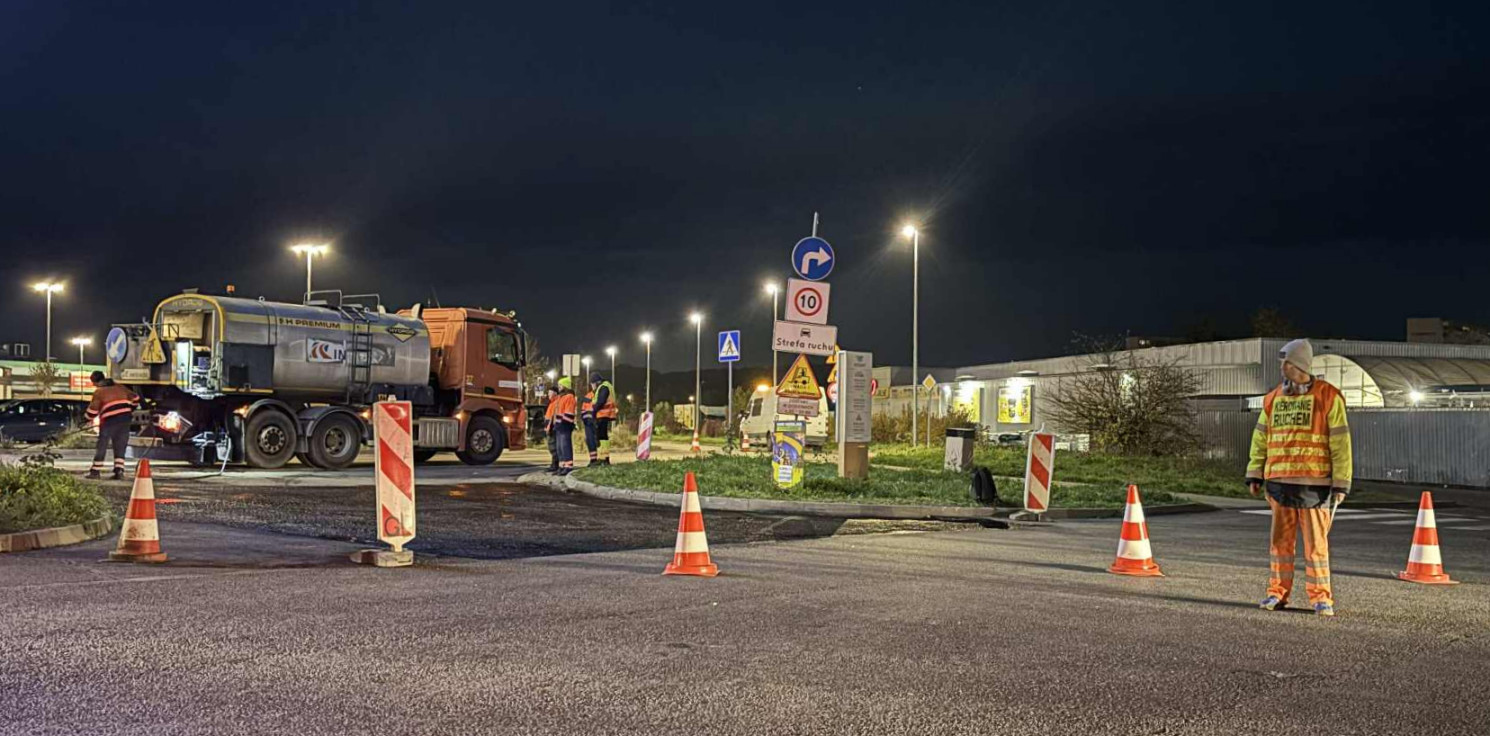 Inowrocław - Duże zmiany na wjeździe do Galerii Solnej