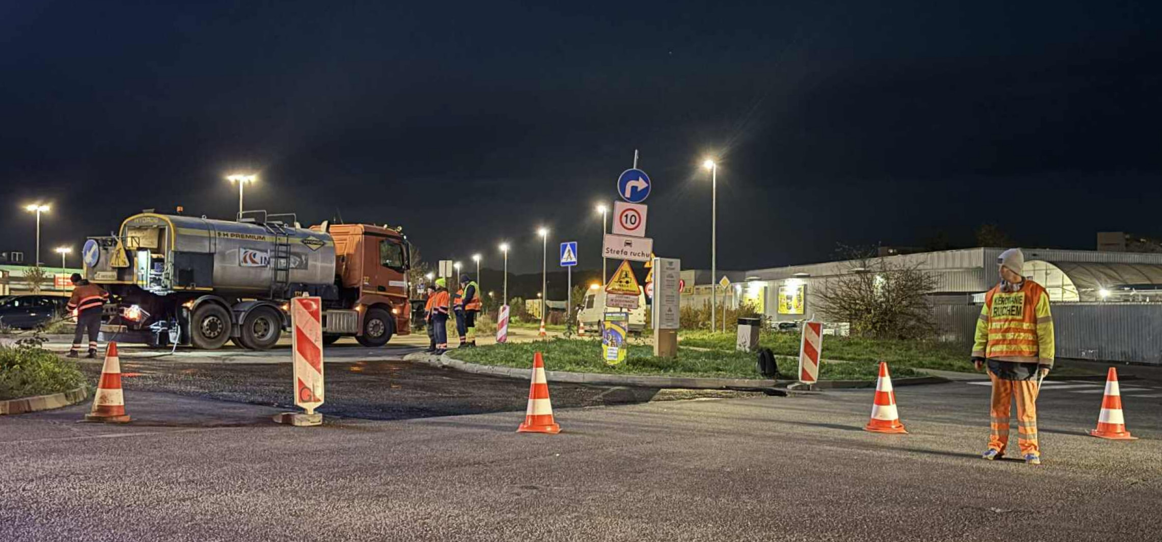 Duże zmiany na wjeździe do Galerii Solnej