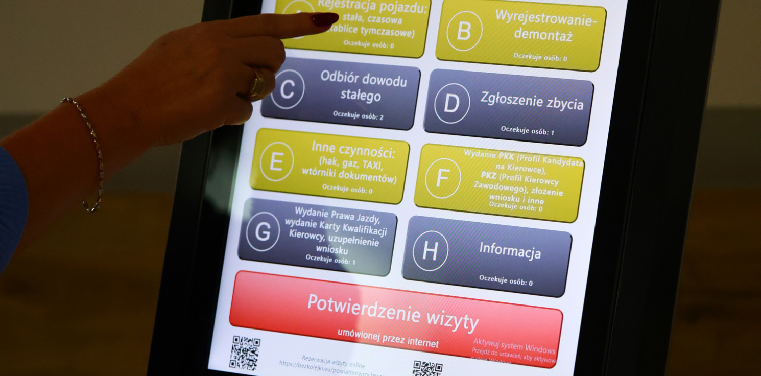 Inowrocław - Mniej czekania w kolejkach? Wydział komunikacji wprowadza nowy system obsługi