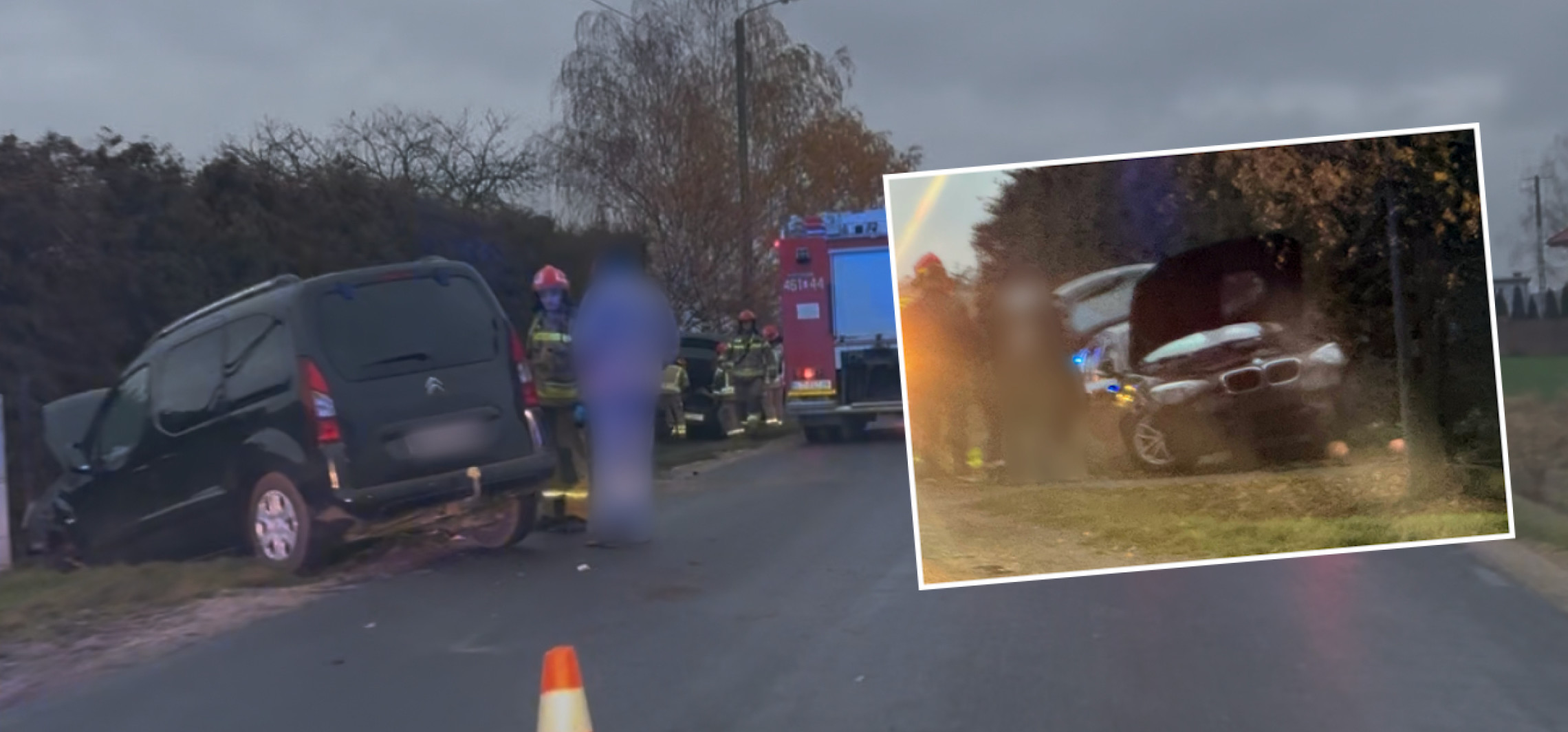 W Sikorowie zderzyły się dwie osobówki