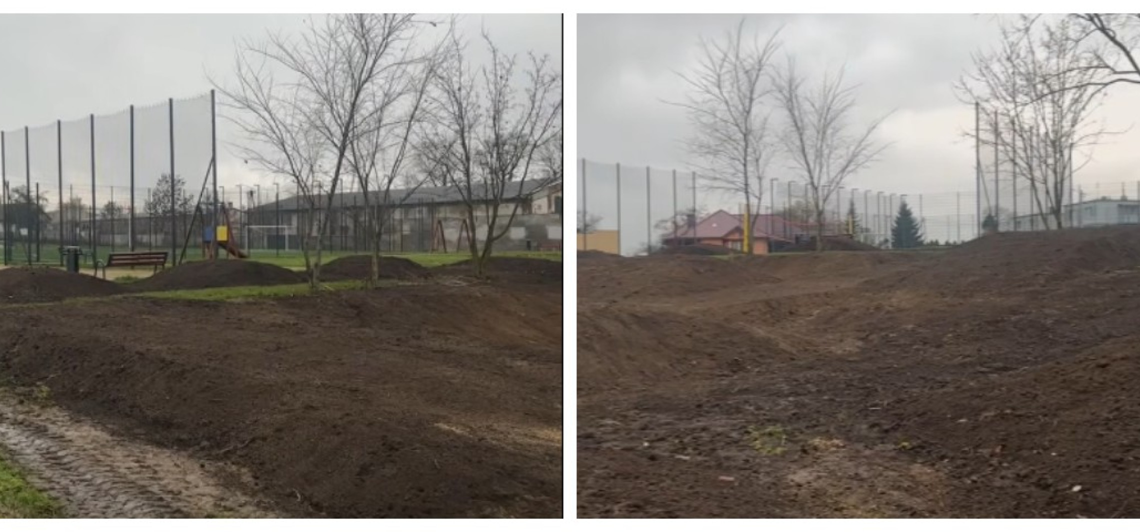 W Jankowie koło Pakości powstał ziemny pumptrack