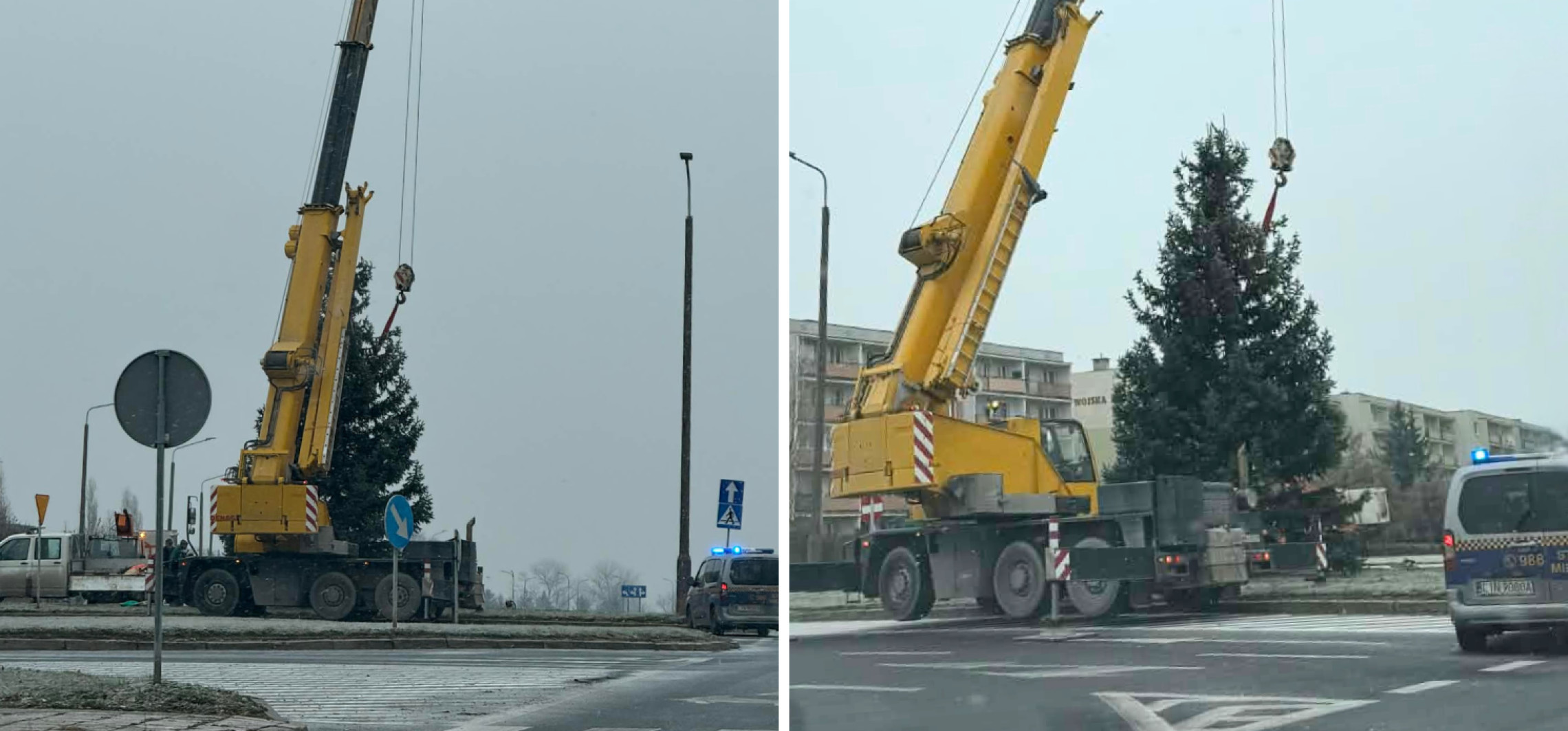 Na Rąbinie stanęła choinka