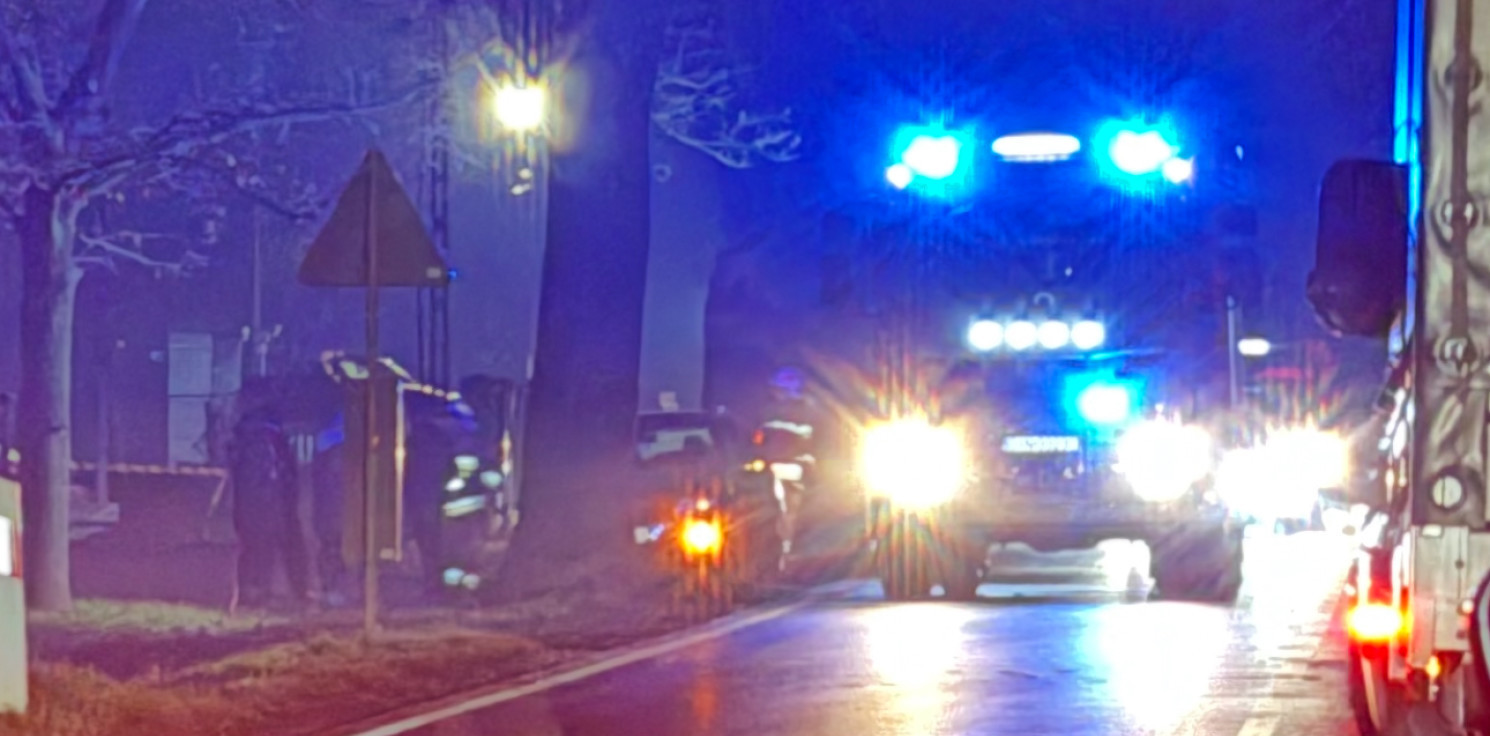 Gmina Inowrocław - Kraksa w Borkowie. Są utrudnienia dla kierowców